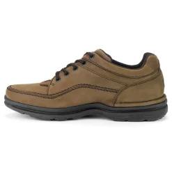 Outlet Rockport Men'S World Tour Classic Lace Up Chocolate Nubuck