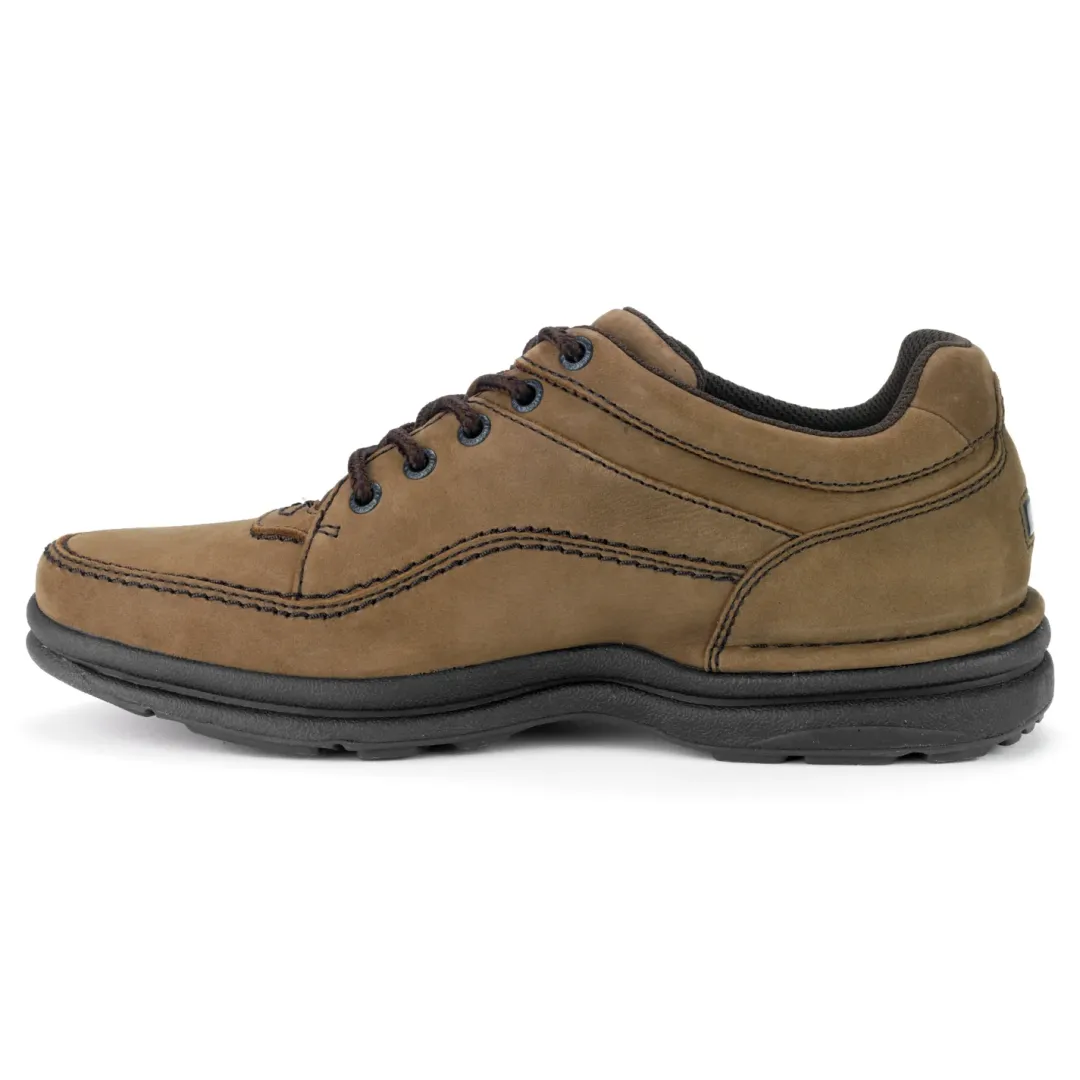 Outlet Rockport Men'S World Tour Classic Lace Up Chocolate Nubuck
