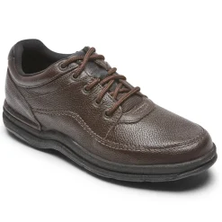 Discount Rockport Men'S World Tour Classic Lace Up Brown Tumbled