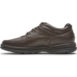 Discount Rockport Men'S World Tour Classic Lace Up Brown Tumbled