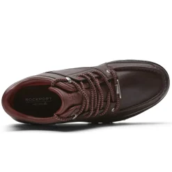 Outlet Rockport Men'S Xcs Umbwe Ii Waterproof Moc Front Trail Boot Cherry Lea