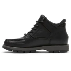 Hot Rockport Men'S Xcs Umbwe Ii Waterproof Moc Front Trail Boot Black Leather