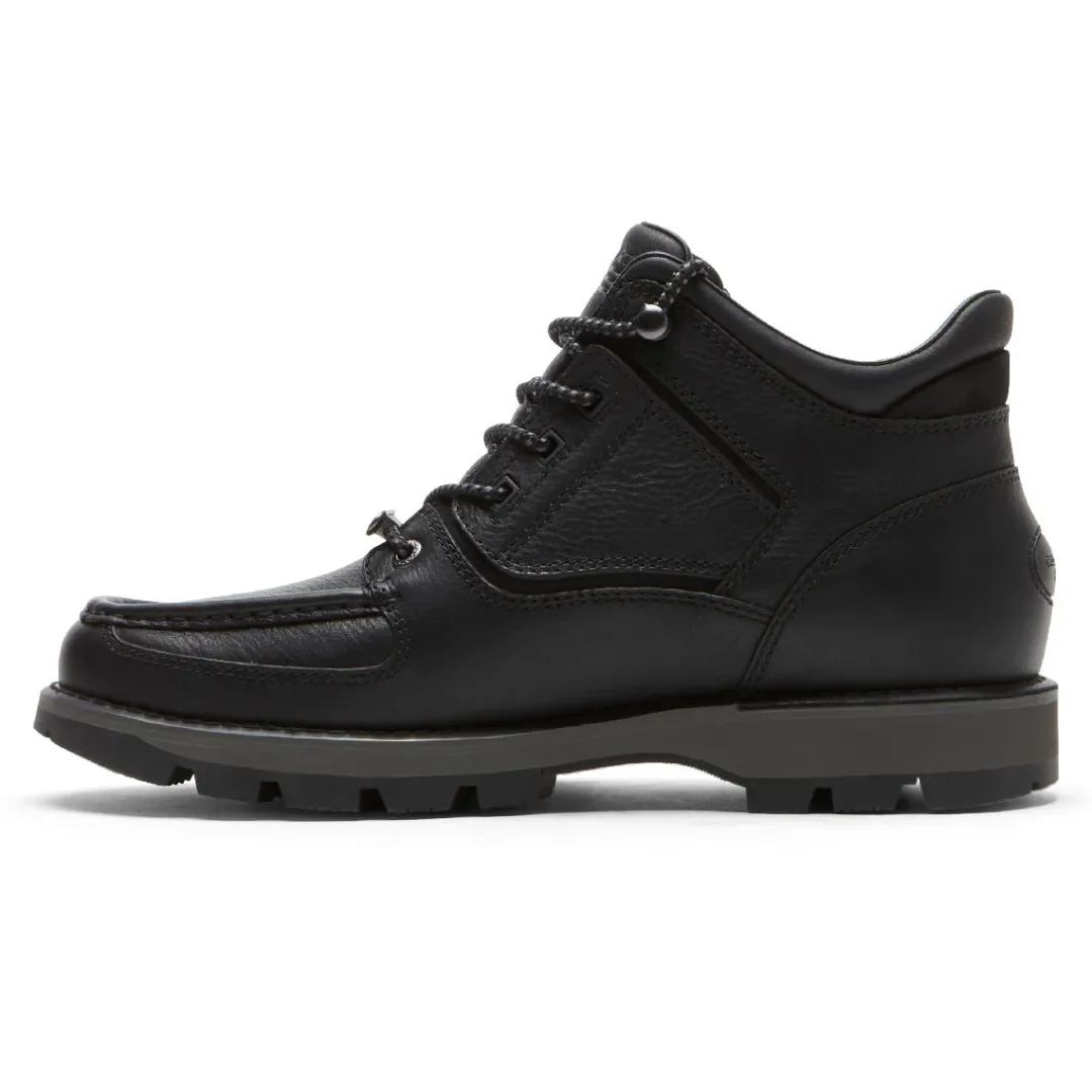 Hot Rockport Men'S Xcs Umbwe Ii Waterproof Moc Front Trail Boot Black Leather