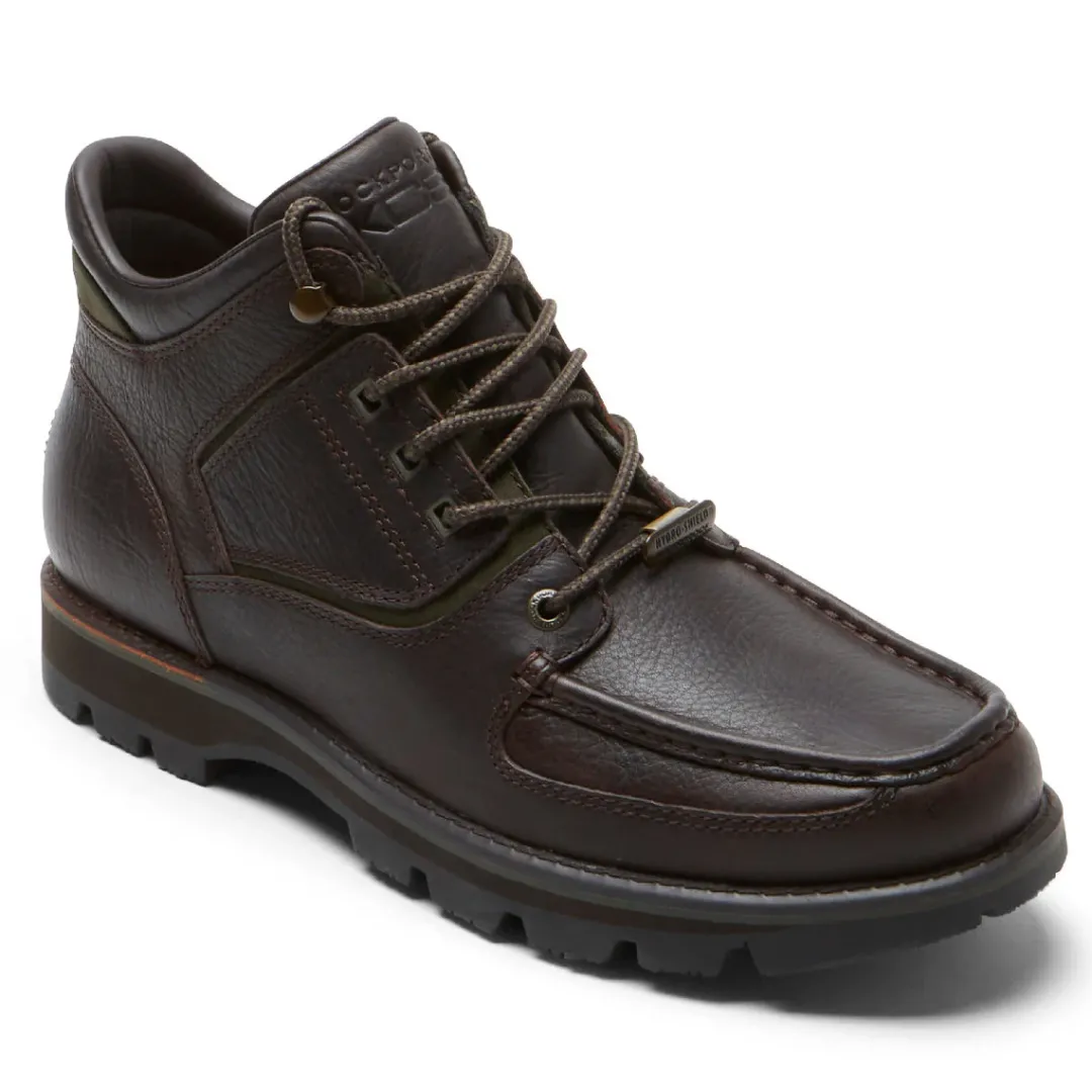 Sale Rockport Men'S Xcs Umbwe Ii Waterproof Moc Front Trail Boot Chocolate/Green