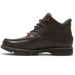 Sale Rockport Men'S Xcs Umbwe Ii Waterproof Moc Front Trail Boot Chocolate/Green