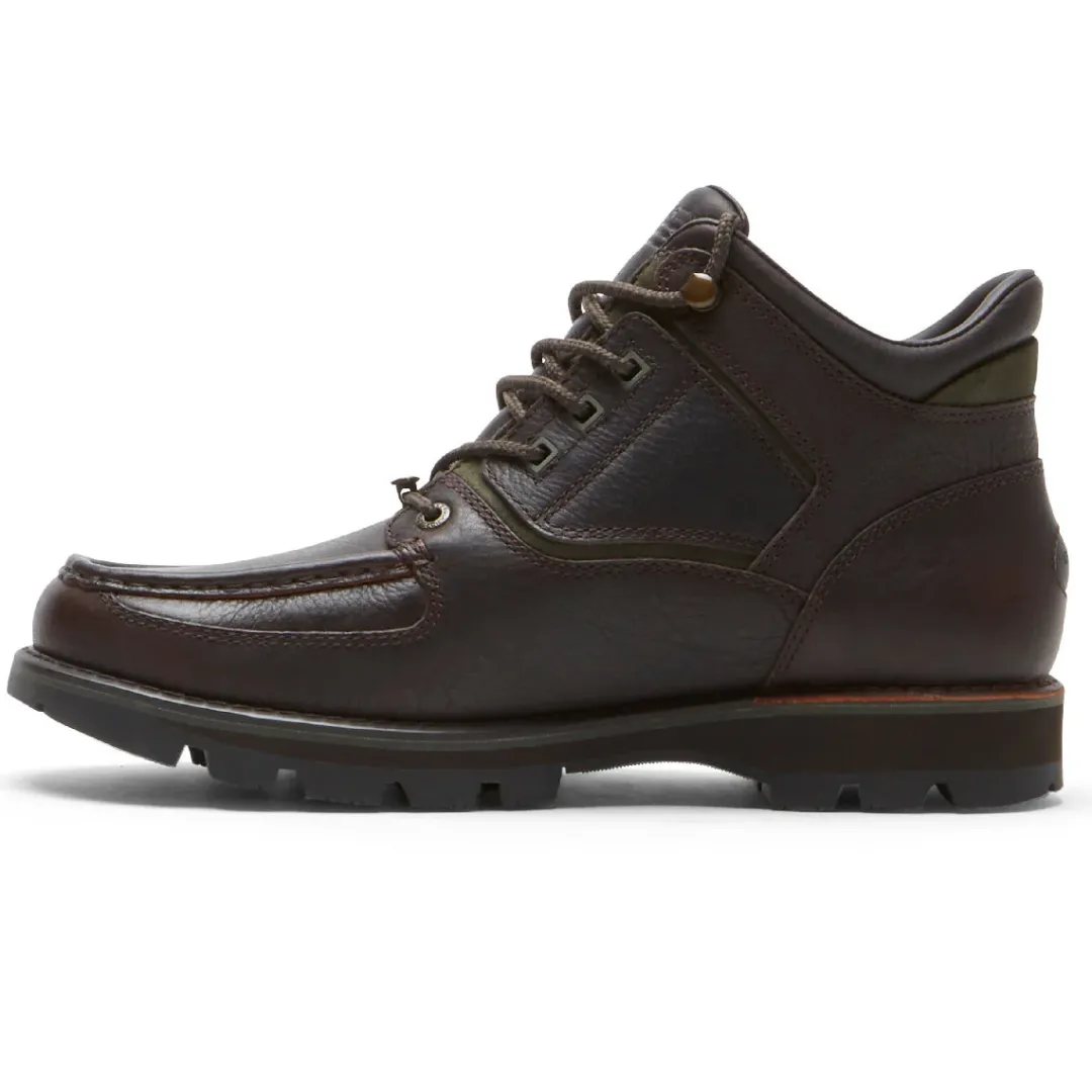 Sale Rockport Men'S Xcs Umbwe Ii Waterproof Moc Front Trail Boot Chocolate/Green