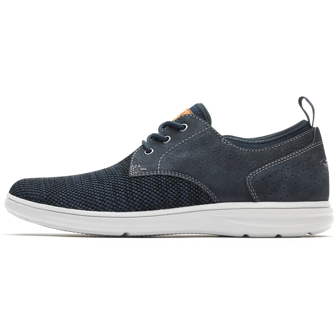 Discount Rockport Men'S Zaden Plain Toe Oxford Navy Nubuck/Mesh