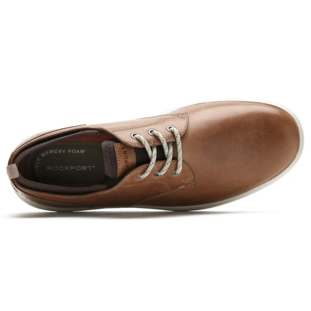 Online Rockport Men'S Zaden Plain Toe Oxford Boston Tan Leather