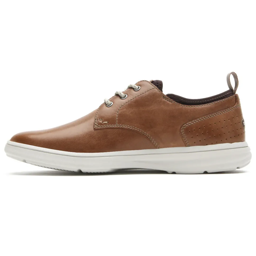 Online Rockport Men'S Zaden Plain Toe Oxford Boston Tan Leather
