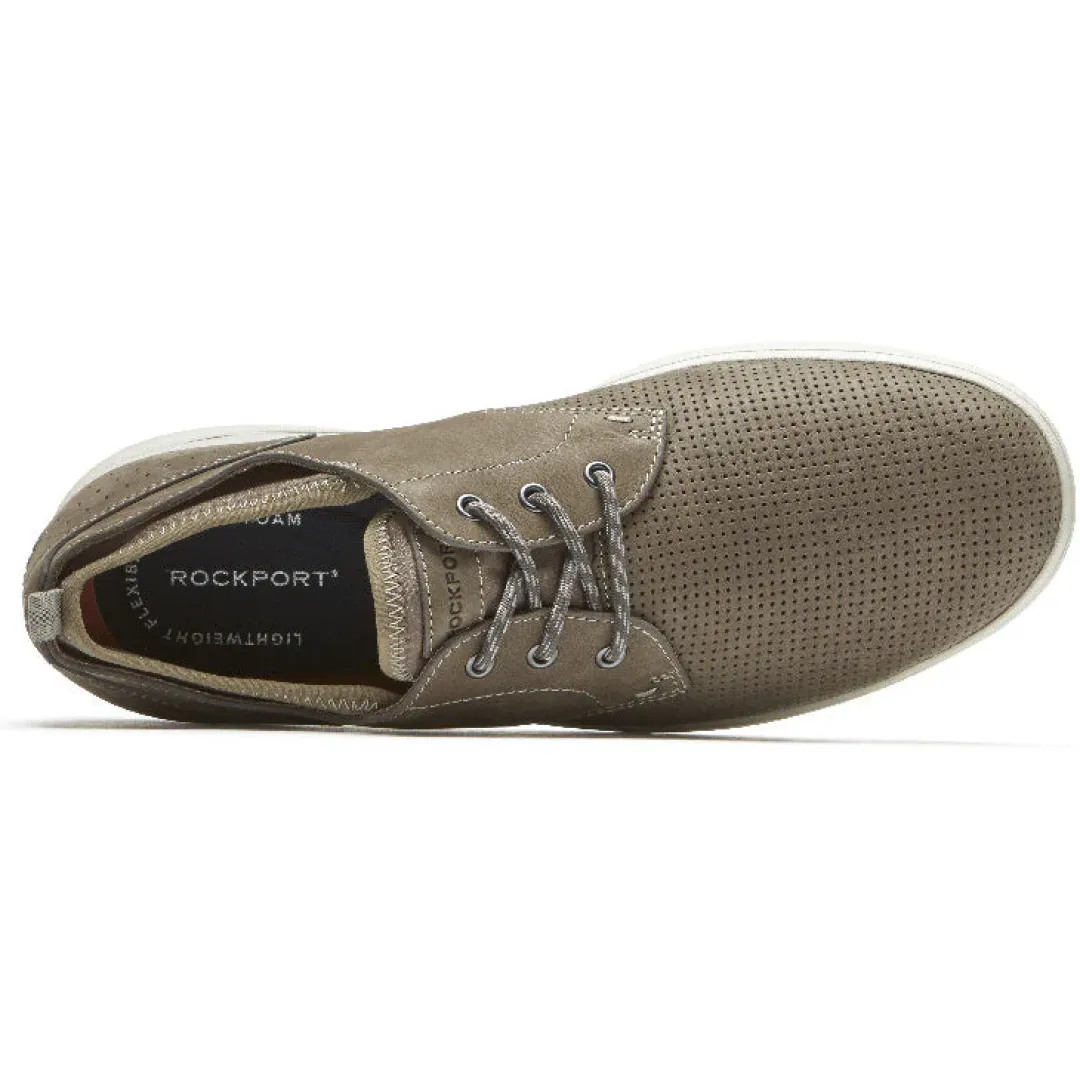 Best Rockport Men'S Zaden Plain Toe Oxford Breen Perforated Nub