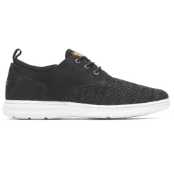 New Rockport Men'S Zaden Plain Toe Oxford Black Nubuck/Mesh