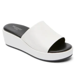 New Rockport Women'S Aubriella Slide White