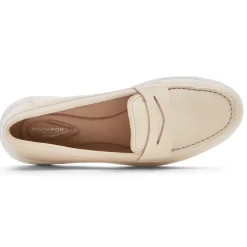 Sale Rockport Women'S Ayva Washable Penny Loafer Vanilla