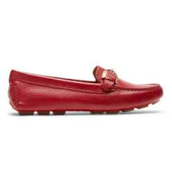 Clearance Rockport Women'S Bayview Buckle Loafer Scarlet Lthr