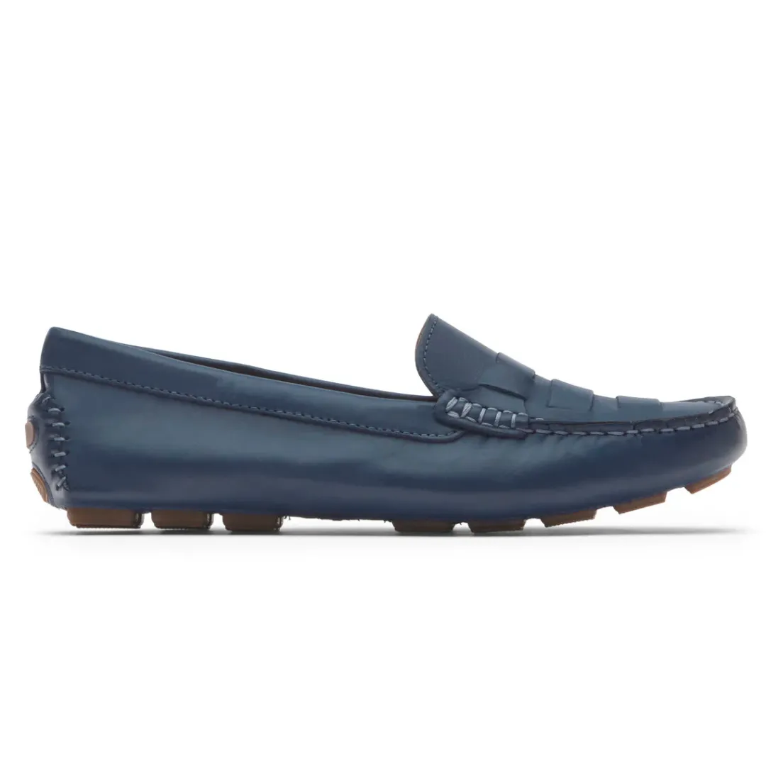 Sale Rockport Women'S Bayview Woven Loafer Bluestone