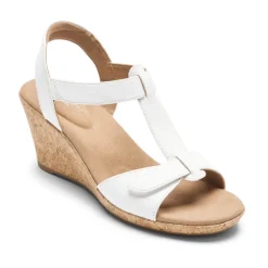 Best Rockport Women'S Blanca T-Strap Sandal White