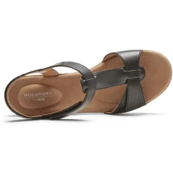 Hot Rockport Women'S Blanca T-Strap Sandal Black