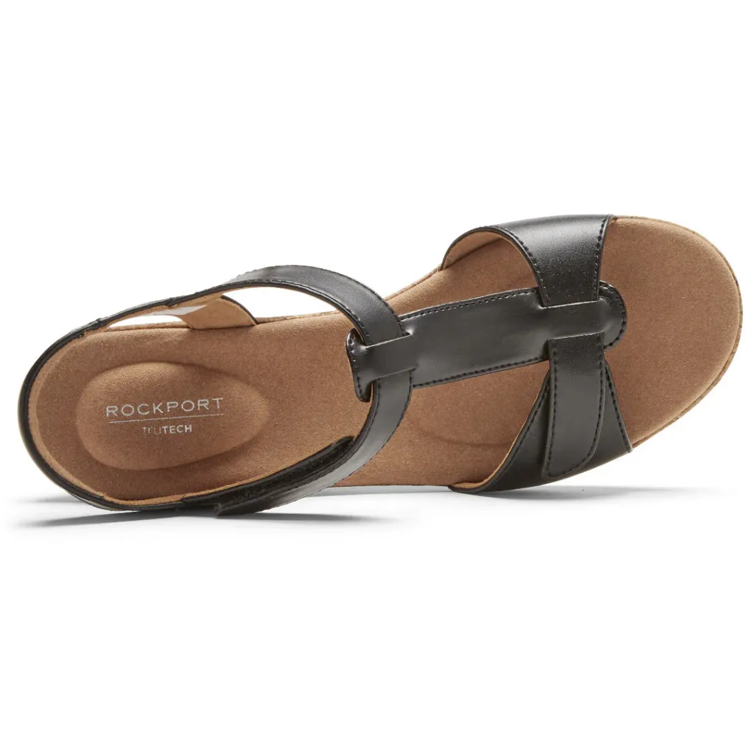 Hot Rockport Women'S Blanca T-Strap Sandal Black
