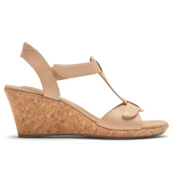 Clearance Rockport Women'S Blanca T-Strap Sandal Macademia