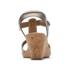 Online Rockport Women'S Blanca T-Strap Sandal Taupe Metallic