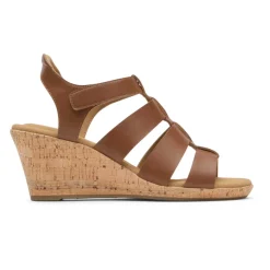 Clearance Rockport Women'S Briah New Gladiator Sandal Tan