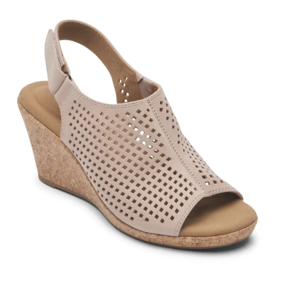 New Rockport Women'S Briah Perforated Slingback Sandal Farro