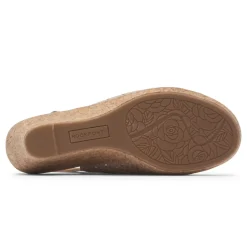 New Rockport Women'S Briah Perforated Slingback Sandal Farro