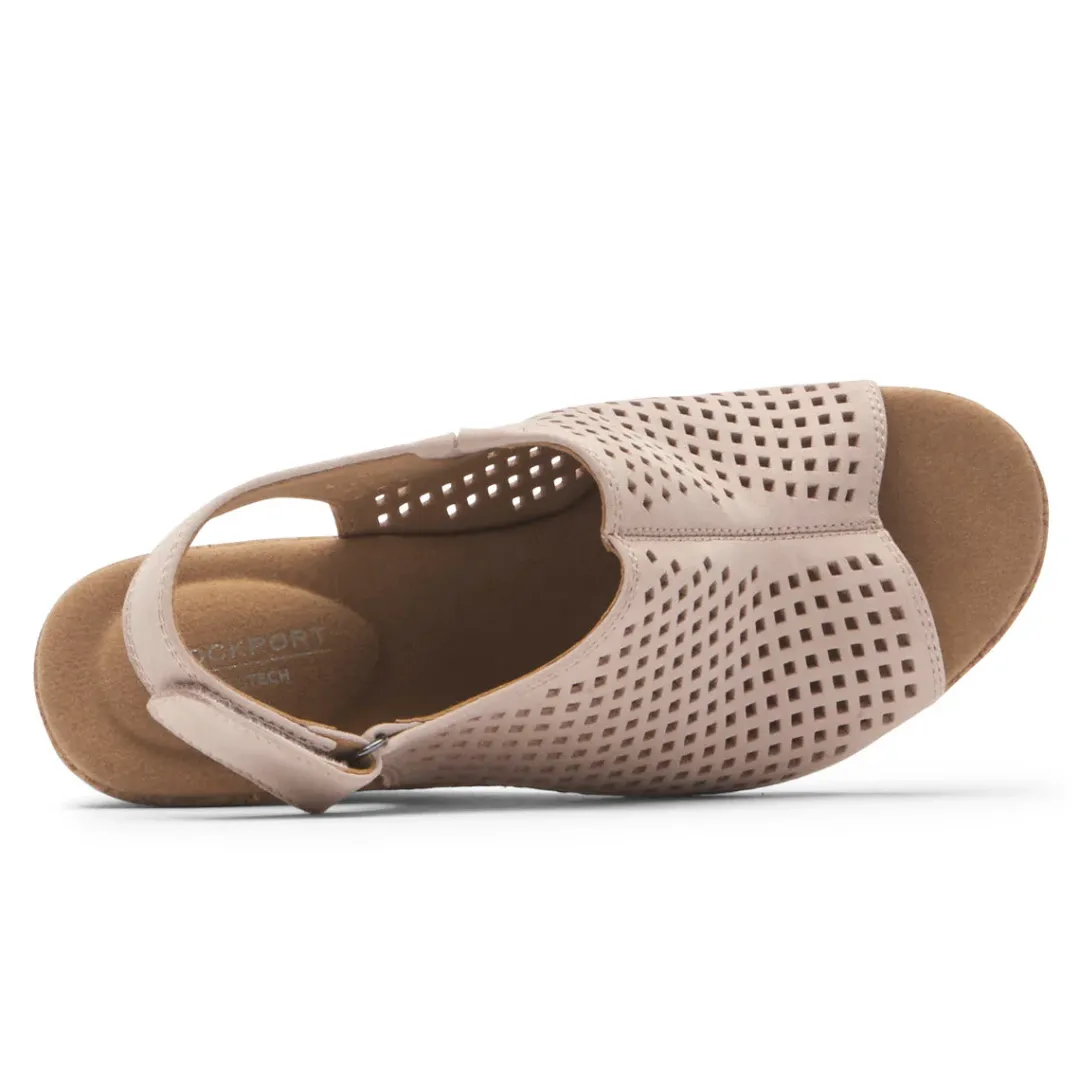 New Rockport Women'S Briah Perforated Slingback Sandal Farro