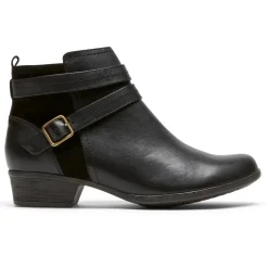 New Rockport Women'S Carly Strap Boot Black
