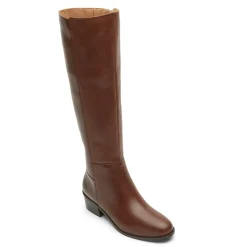 Best Rockport Women'S Evalyn Tall Boot Saddle Lthr