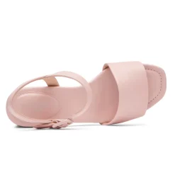 Hot Rockport Women'S Farrah 2-Strap Heel Pink