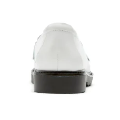 New Rockport Women'S Kacey Chain Loafer White Lthr