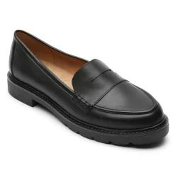 Sale Rockport Women'S Kacey Penny Loafer Black Leather