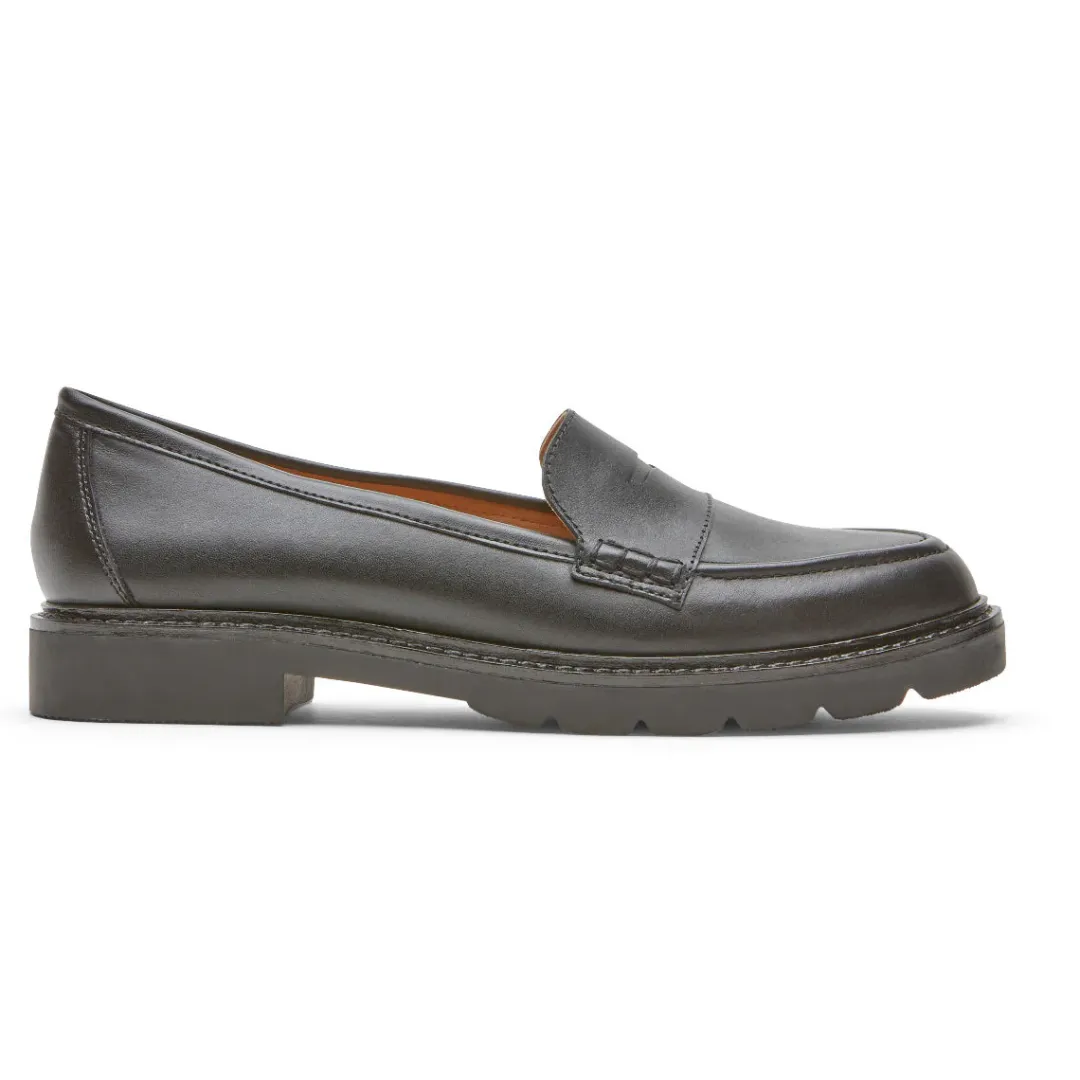 Sale Rockport Women'S Kacey Penny Loafer Black Leather
