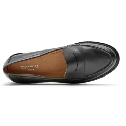 Sale Rockport Women'S Kacey Penny Loafer Black Leather
