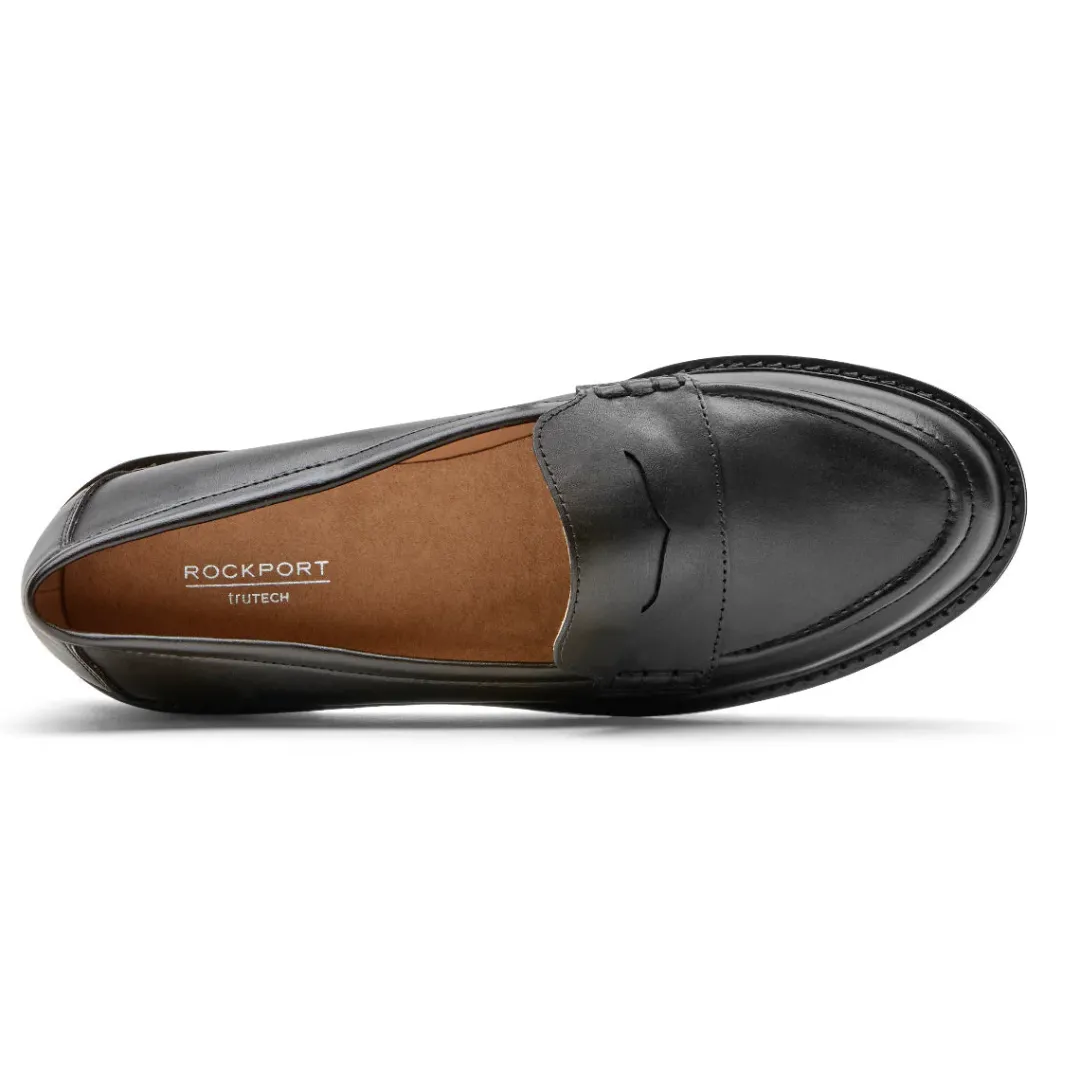 Sale Rockport Women'S Kacey Penny Loafer Black Leather