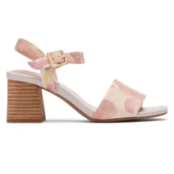 Hot Rockport Women'S Oh Joy! - Farrah 2-Strap Heel Pink Painterly