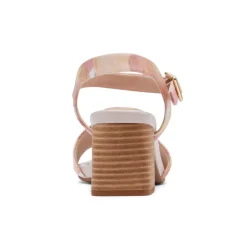 Hot Rockport Women'S Oh Joy! - Farrah 2-Strap Heel Pink Painterly
