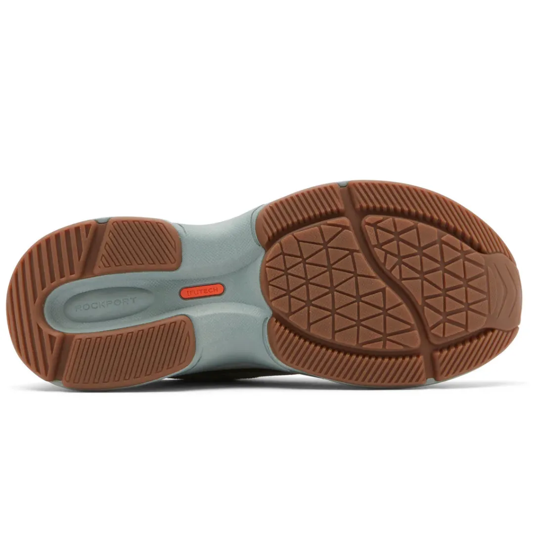 Online Rockport Women'S Prowalker Eco Sneaker Verdigris Suede/Textile Eco