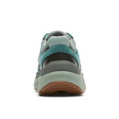 Online Rockport Women'S Prowalker Eco Sneaker Verdigris Suede/Textile Eco