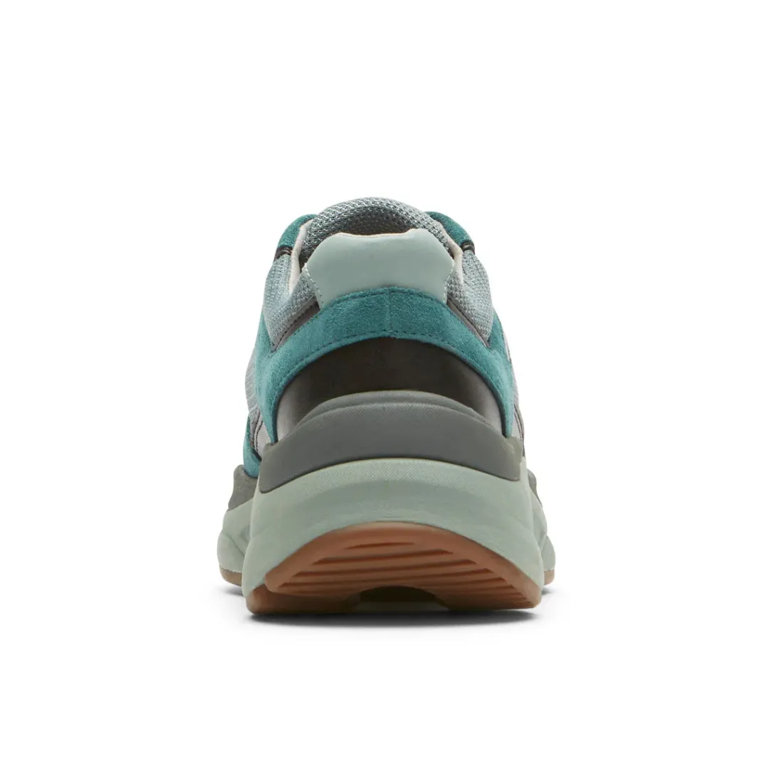 Online Rockport Women'S Prowalker Eco Sneaker Verdigris Suede/Textile Eco