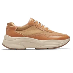 Online Rockport Women'S Prowalker Next Sneaker Honey Lthr/Nubuck/Textile