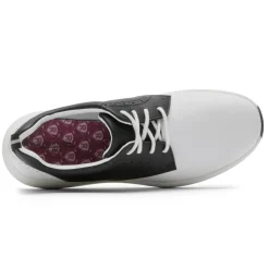 Sale Rockport Women'S Prowalker Trustride Tassel Golf Shoe White/Black