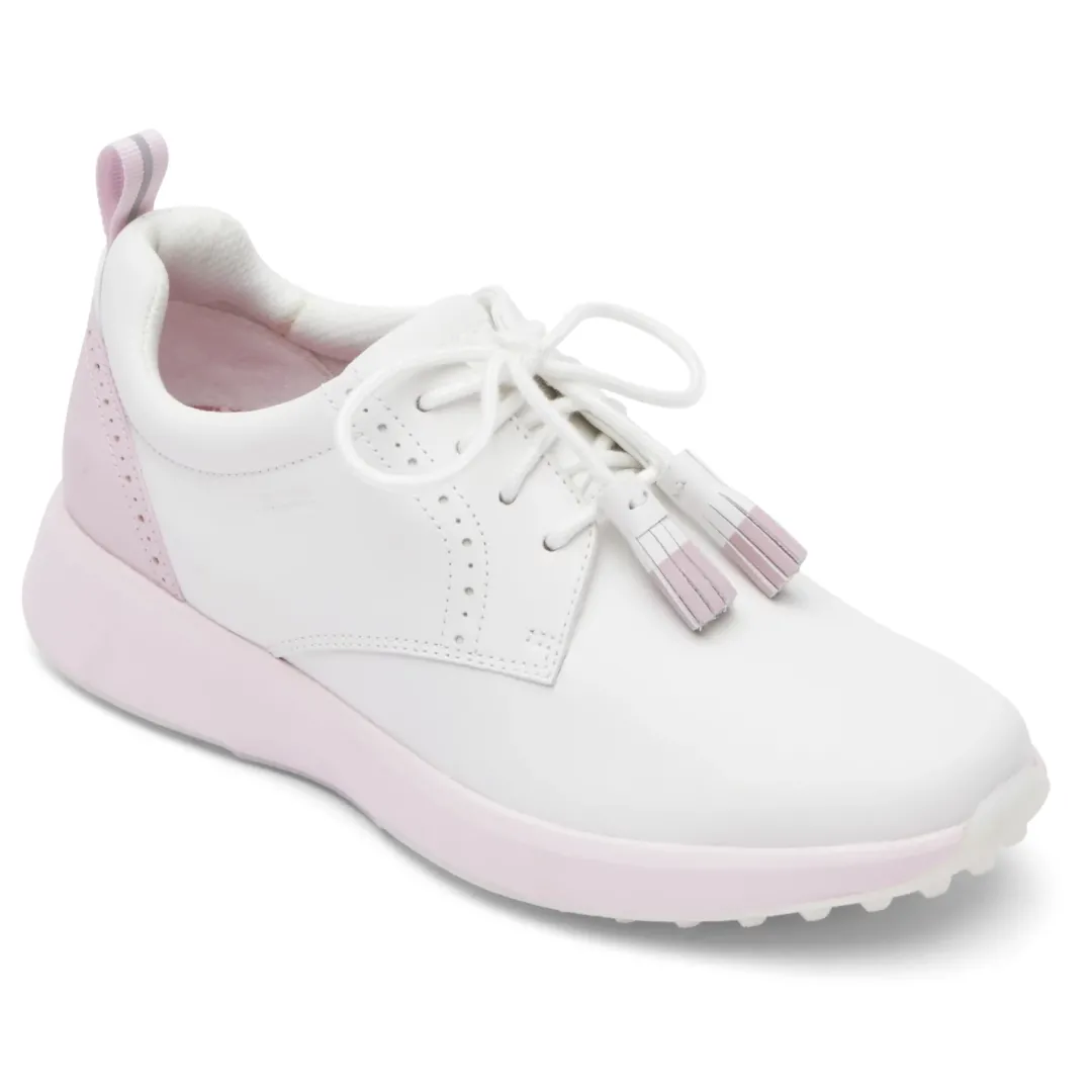 Discount Rockport Women'S Prowalker Trustride Tassel Golf Shoe White/Pink