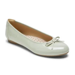 Best Rockport Women'S Reagan Ballet Flat Jade Patent Synthetic