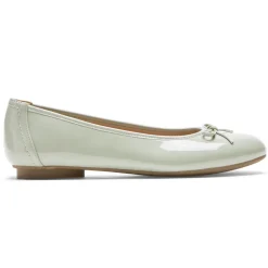 Best Rockport Women'S Reagan Ballet Flat Jade Patent Synthetic