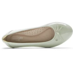 Best Rockport Women'S Reagan Ballet Flat Jade Patent Synthetic
