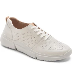 Clearance Rockport Women'S R-Evolution Washable Lace-Up Sneaker White Washable