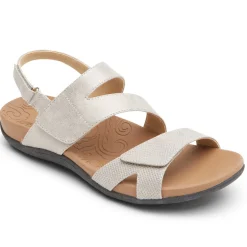 Discount Rockport Women'S Ridge Adjustable Asymmetrical Sandal Metallic