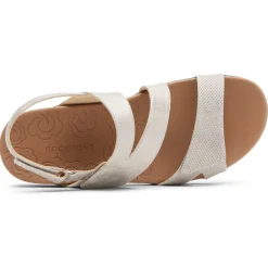 Discount Rockport Women'S Ridge Adjustable Asymmetrical Sandal Metallic